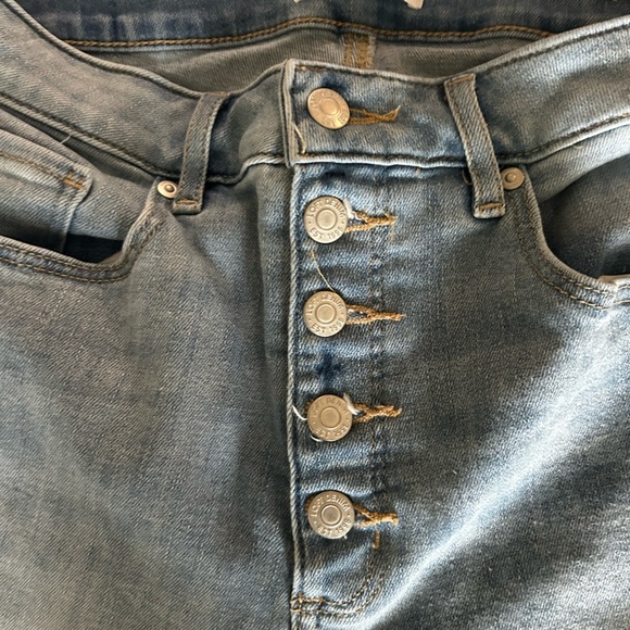 LOFT Light Blue Skinny Jeans - Picture 3 of 5